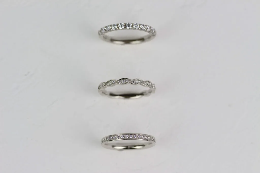 Vorsteckringe Weißgold